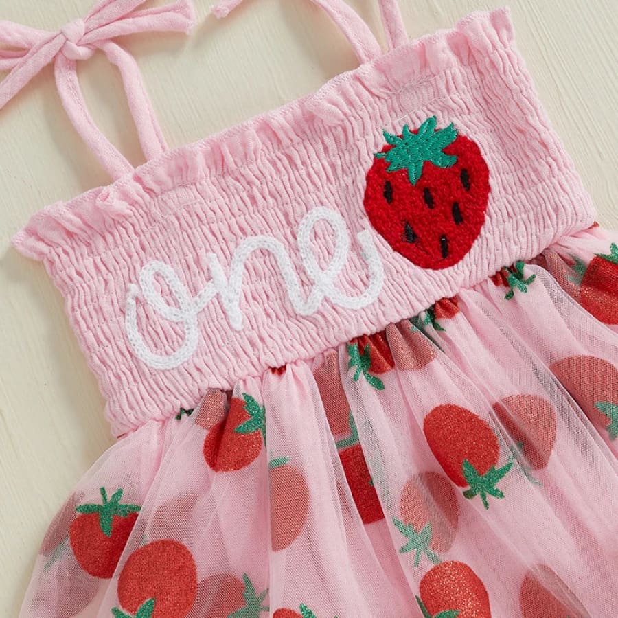 Sweet Berry ’One’ Romper