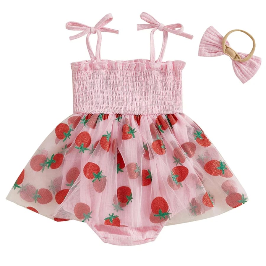 Sweet Berry ’One’ Romper