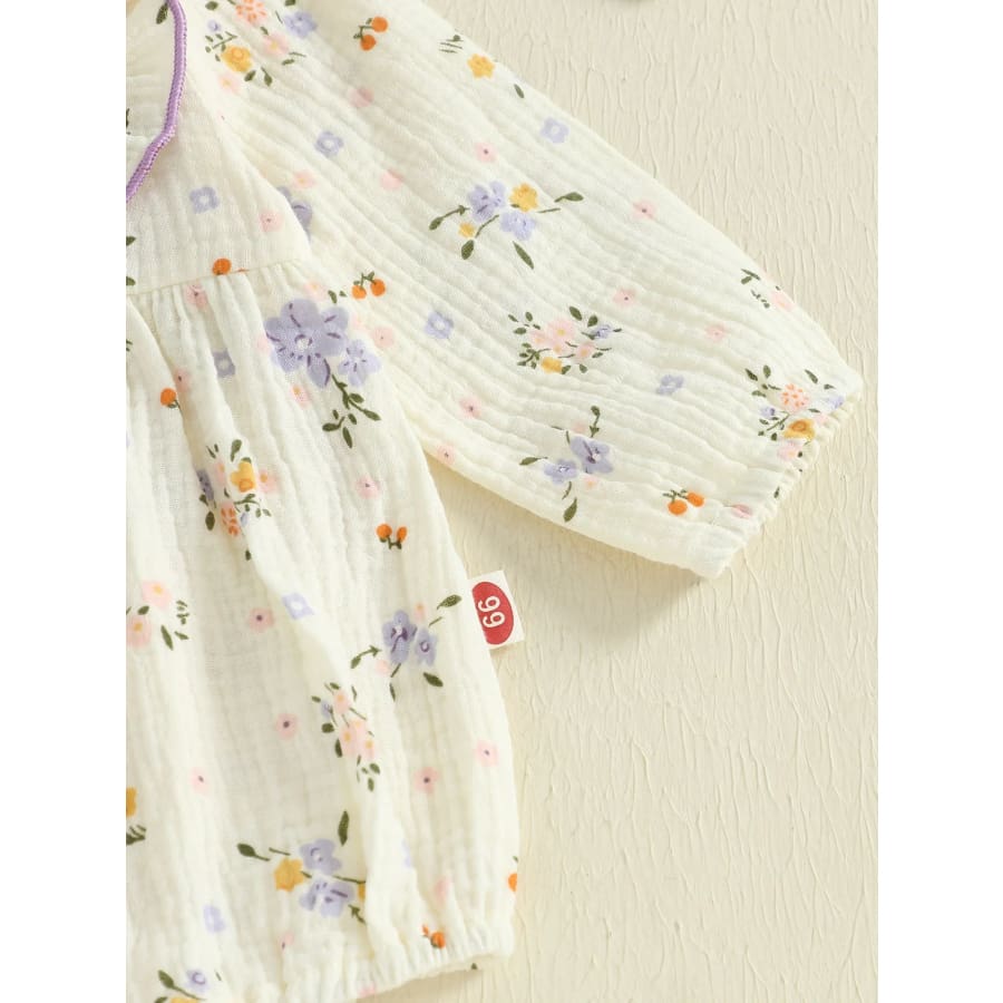 Sybil Spring Flowers Flutter Romper