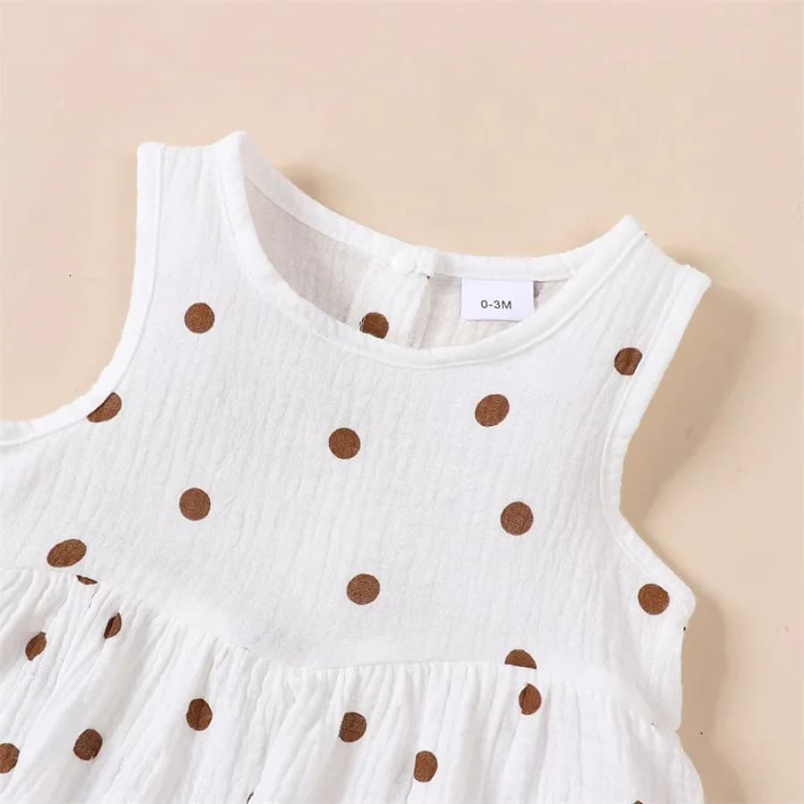 Tilly Flutter Romper - Spots