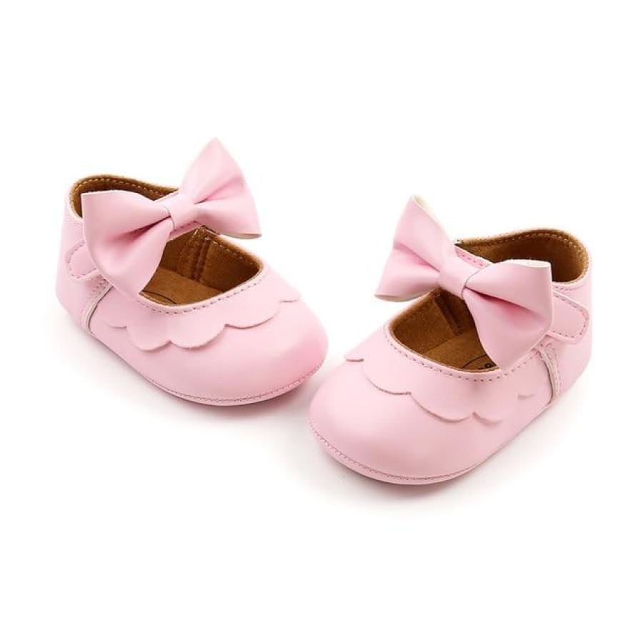 Tina Bow Soft Sole Pre Walker - Pink / 6-12 Months - Shoes shoes