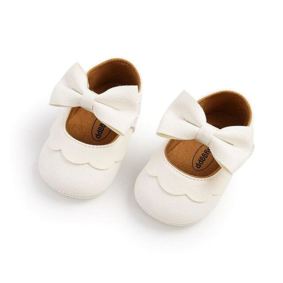 Tina Bow Soft Sole Pre Walker - Snow / 6-12 Months - Shoes shoes