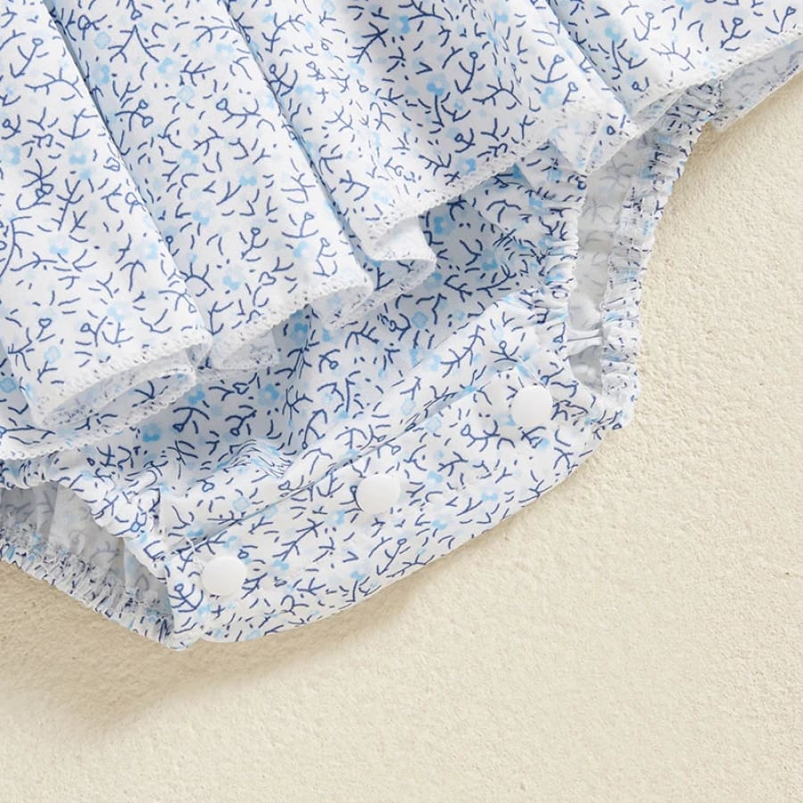 Tully Smocked Bow Romper
