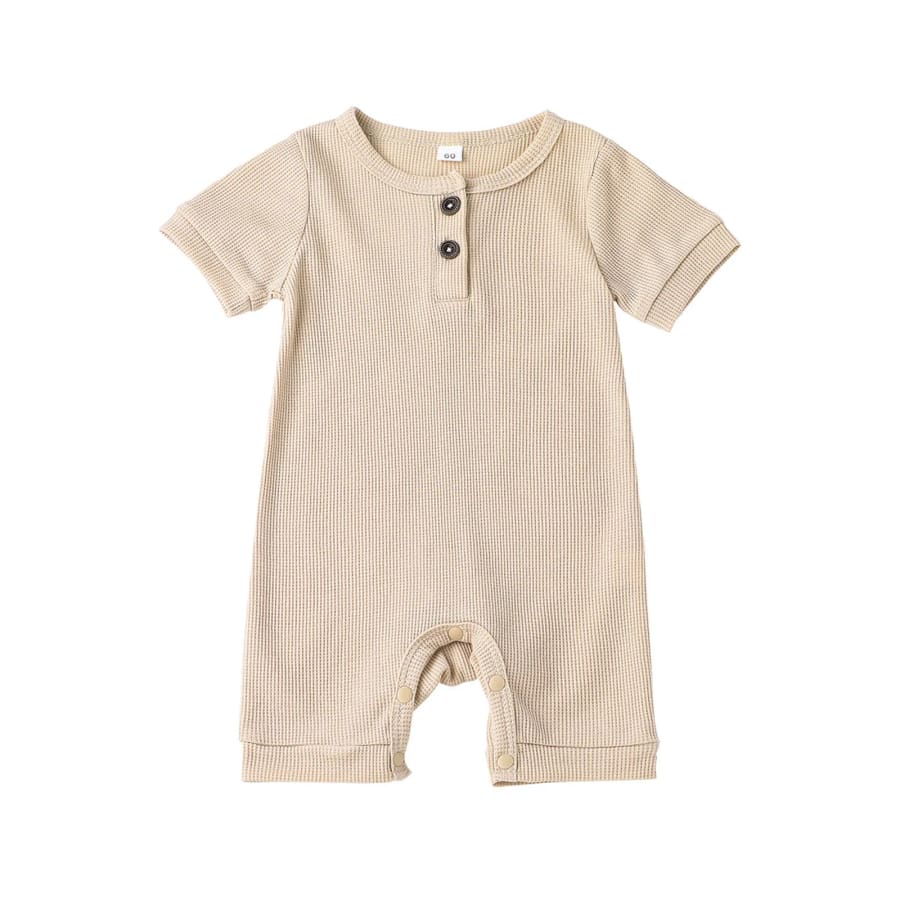 Unisex Summer Essential Jumpsuit - Cream