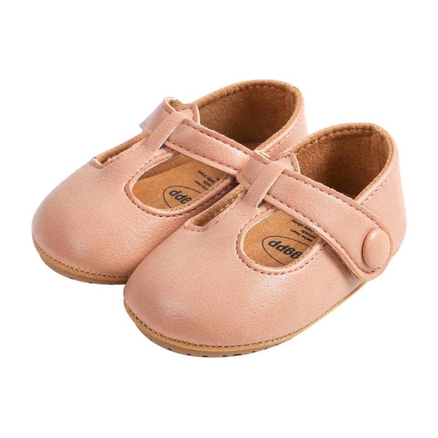 Zara T-Bar Pre-Walker - Blush - 0-6 Months