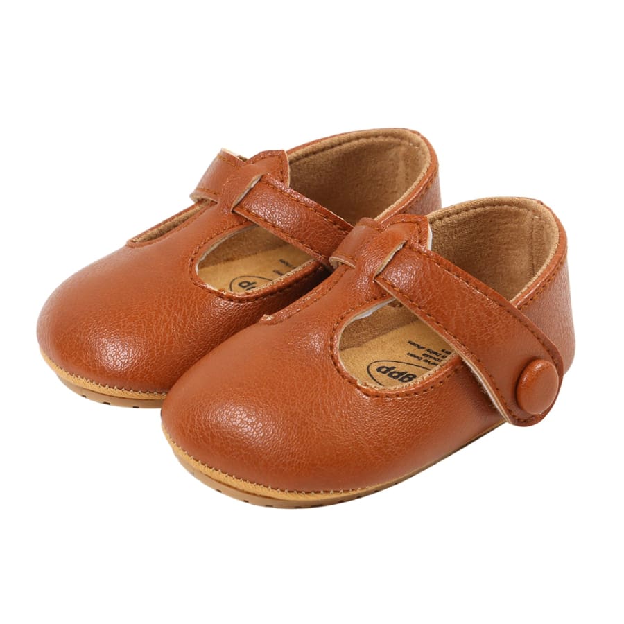 Zara T-Bar Pre-Walker - Brown - 0-6 Months