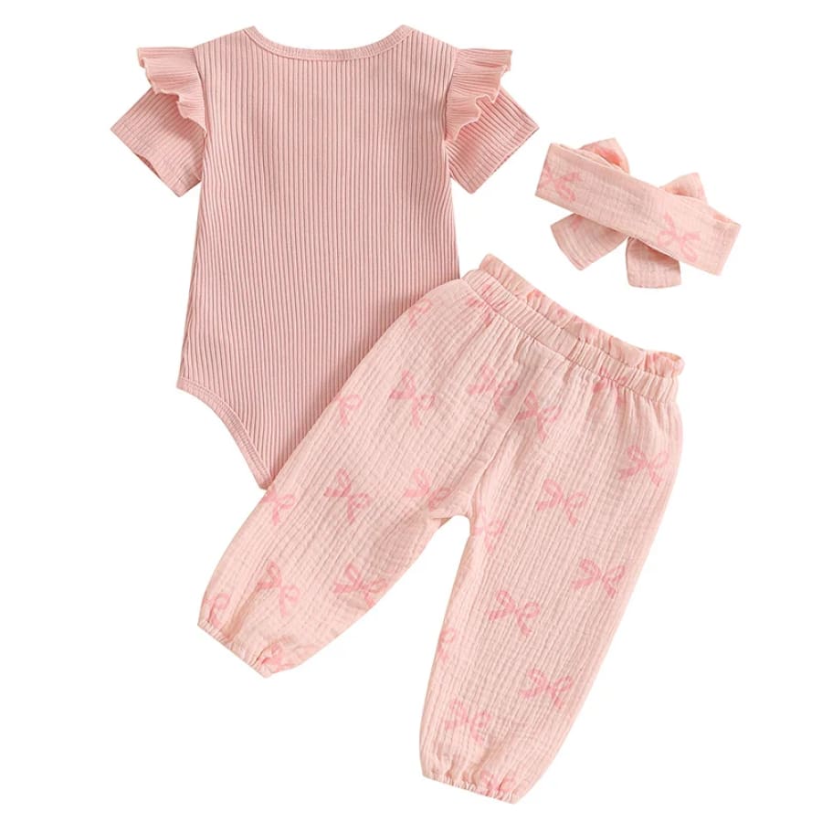 Zoe Bow Pant Set