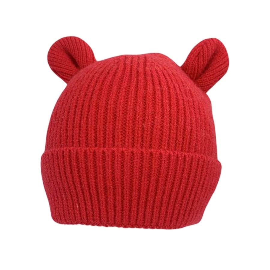 Baby Bear Knit Hat - Night