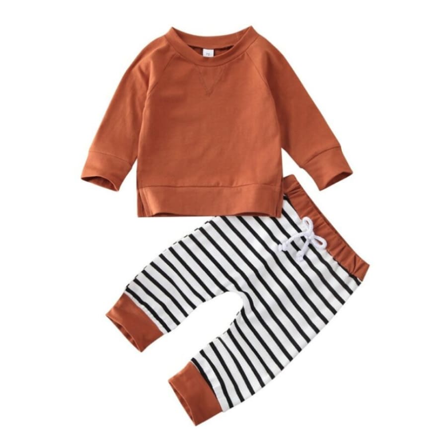 Benny Stripe Trackie Set - 0-6 Months - Sets sets