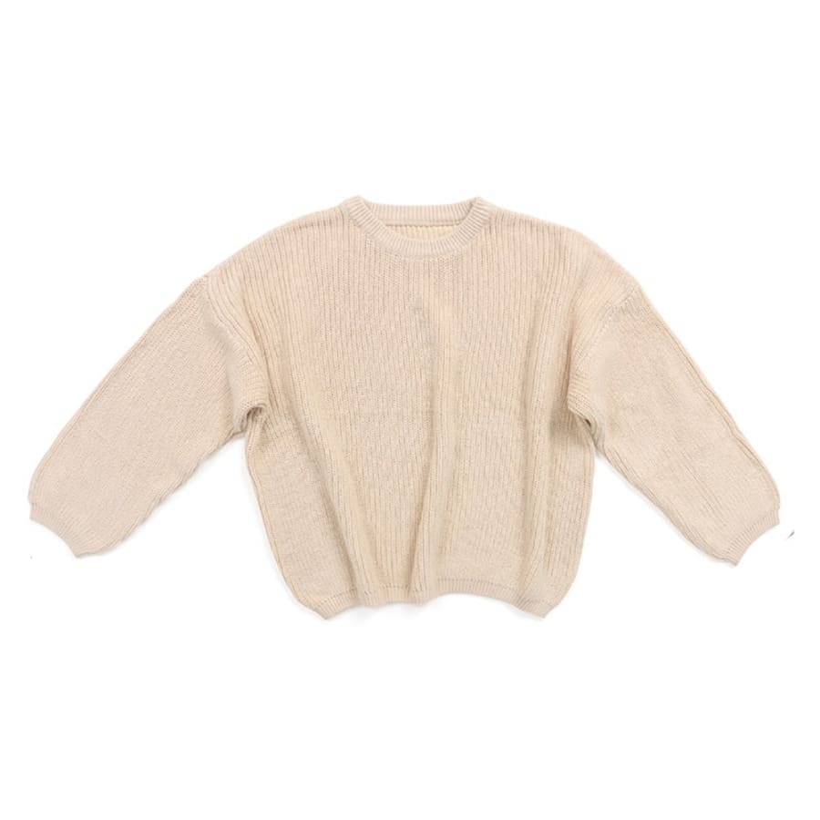 Callie Cosy Knit Sweater - Natural - 6M