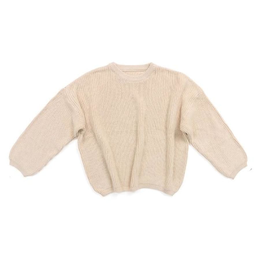 Callie Cosy Knit Sweater - Natural / 12-18 Months - Knitwear knitwear