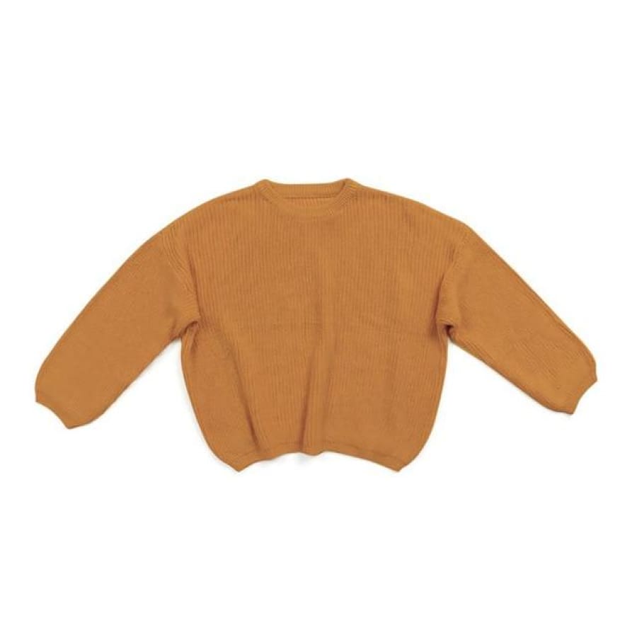 Callie Cosy Knit Sweater - Mustard / 12-18 Months - Knitwear knitwear