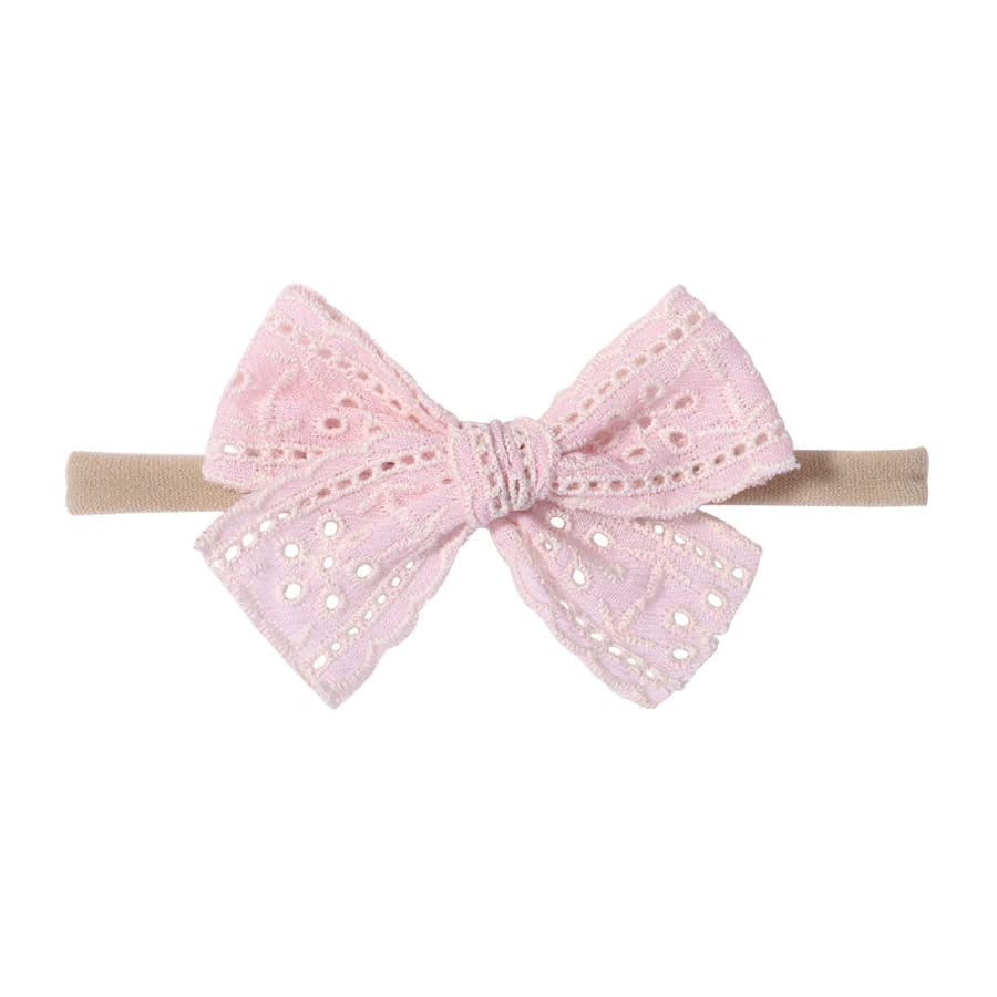 Carmella Bow Headband - Pale Pink - Headband headband