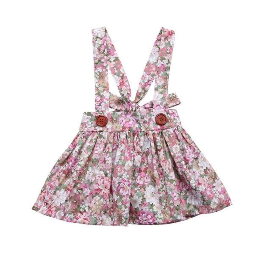 Brianna Floral Pinafore - Multi / 0-6 Months - Dresses Dress