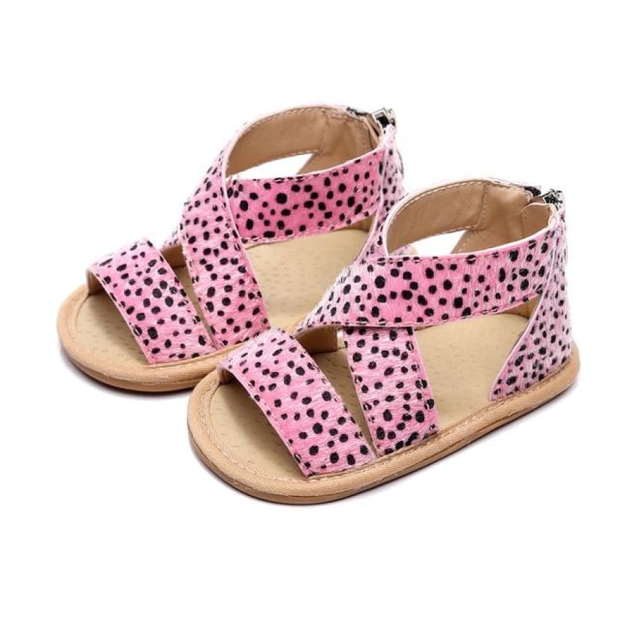 Tessa Spot Sandal - Pink / 6-12 Months - Shoes shoes