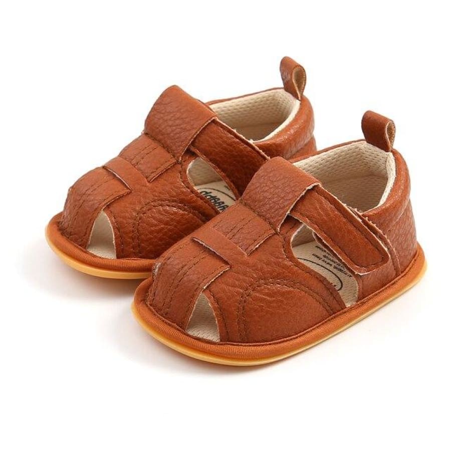 Coby Pre Walker Sandal - Brown / 0-6 Months - Shoes shoes
