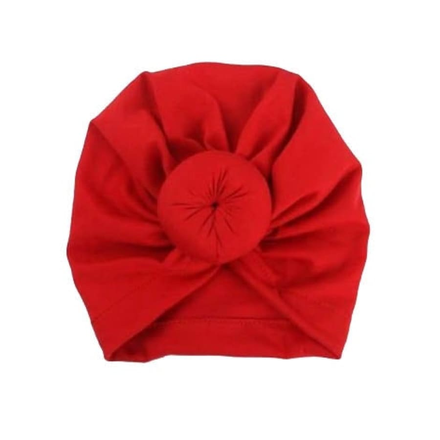 Donut Turban Headband - Red - Headband headband