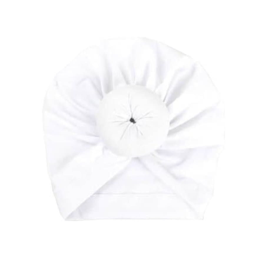 Donut Turban Headband - White - Headband headband