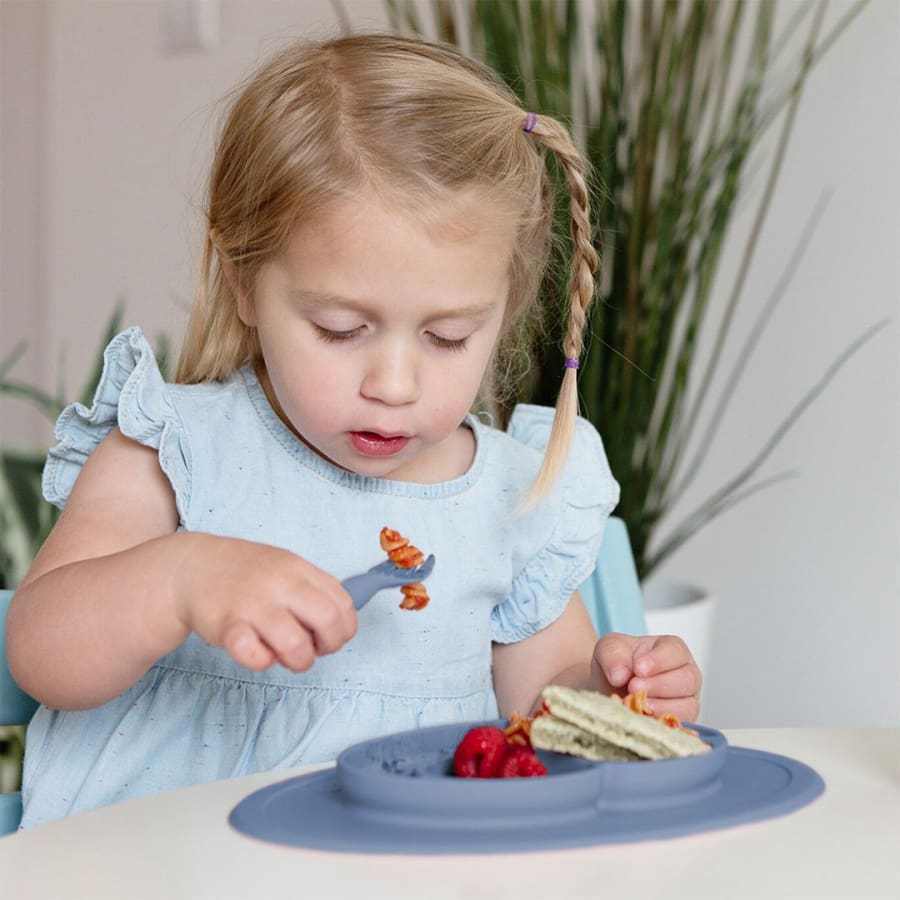 Ezpz Mini Feeding Set Indigo - Feeding Bowl, drink cups, ezpz, Feeding