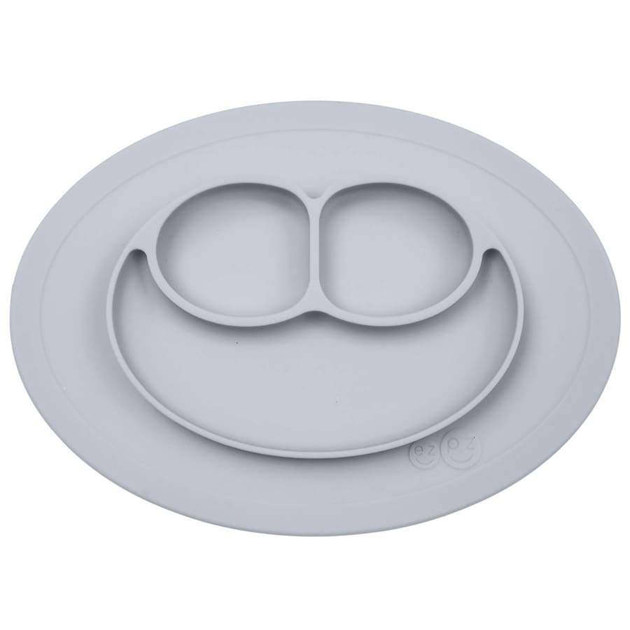 EZPZ Mini Mat Pewter - Feeding bowl feeding plate