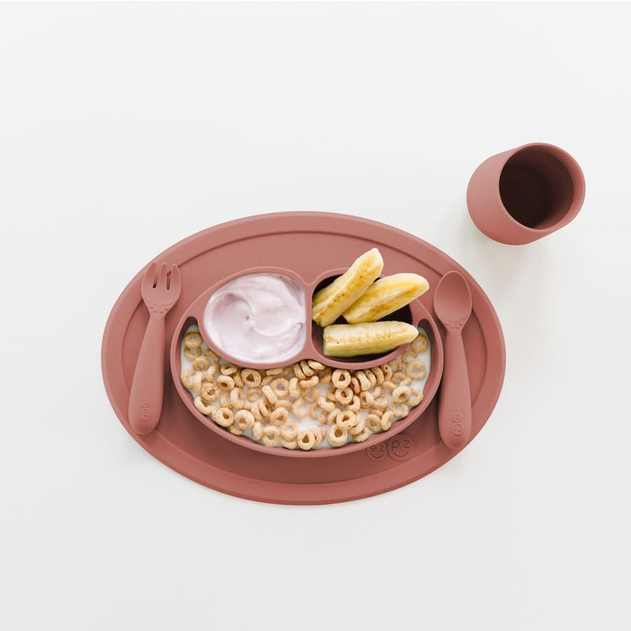 EzPz Mini Utensil - Sienna - Feeding Bowl, drink cups, ezpz, Feeding