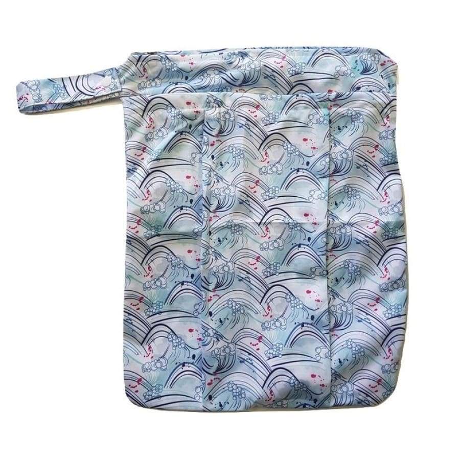 itti Premium Double Pocket Wetbag - Curl - Cloth Nappies wet bag