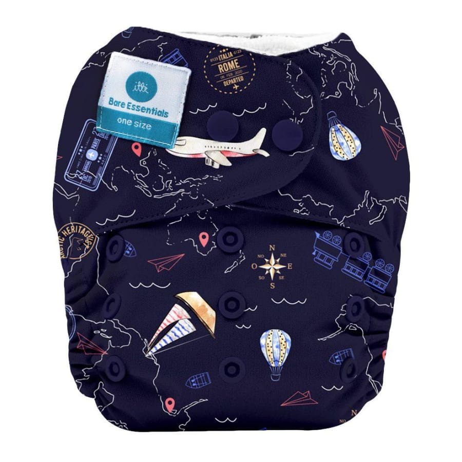itti Snap Bare Essentials One Size Fits Most Nappy – Travel - Bamboo - Cloth Nappies cloth nappy 5% off