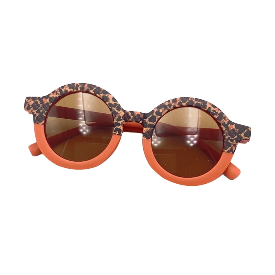 Juniper Leopard Rim Sunglasses - Sunshine