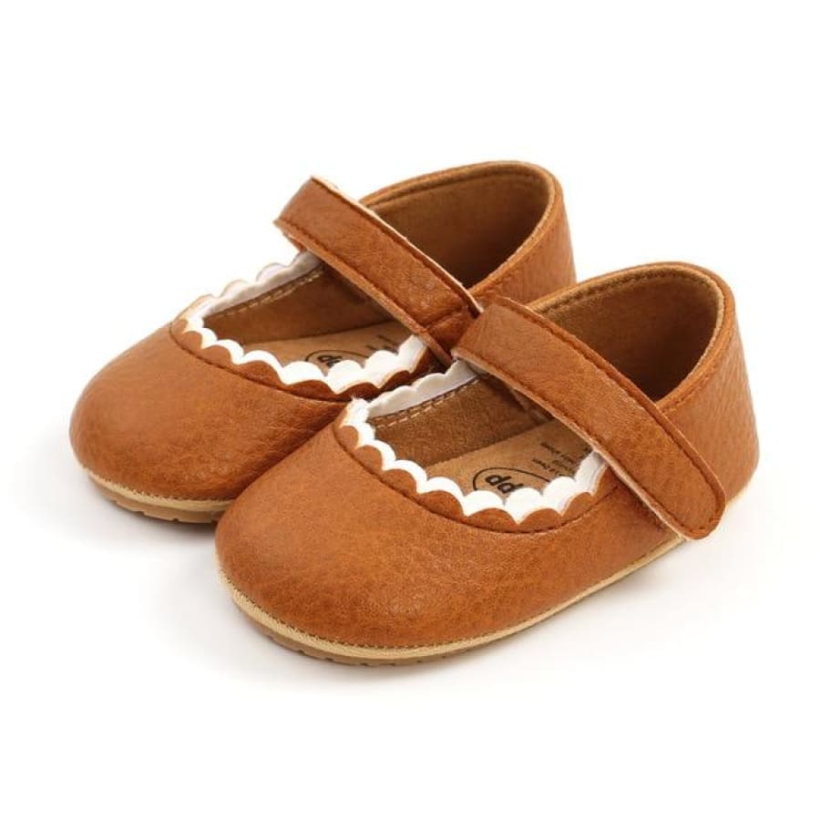 Kitty Mary Jane Pre Walker - Tan / 0-6 Months - Shoes shoes