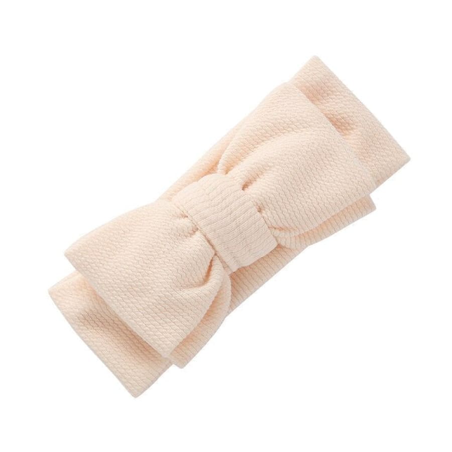 Larisa Soft Stretch Bow Headband - Slate