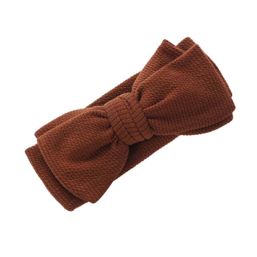 Larisa Soft Stretch Bow Headband - Slate