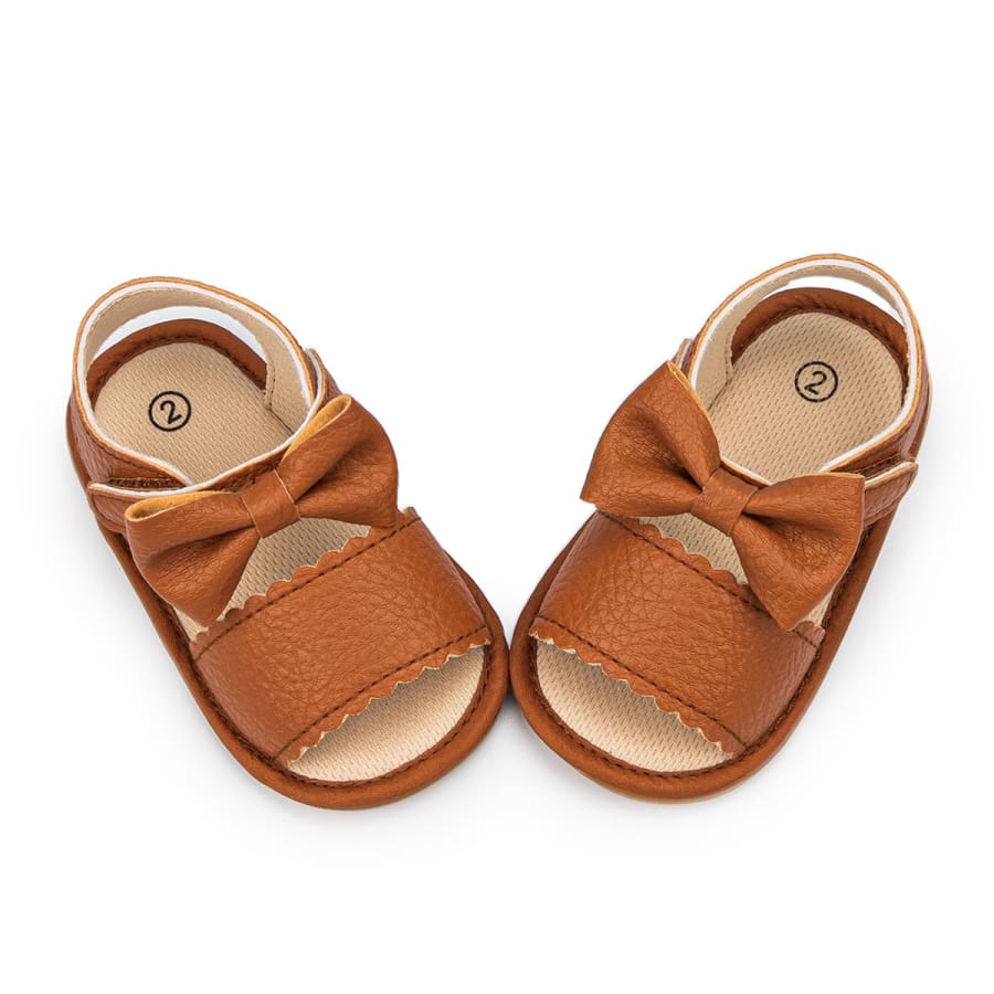 Marnie Bow Sandal - Brown