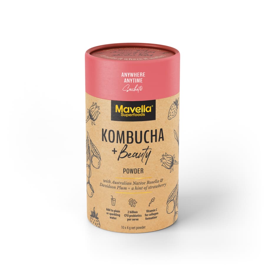 Mavella Kombucha Cannister Can - Beauty Powder 10 x 4G - Supplement superfood, supplement