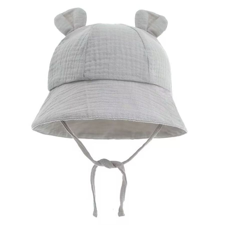 Muslin Sun Hat - Grey