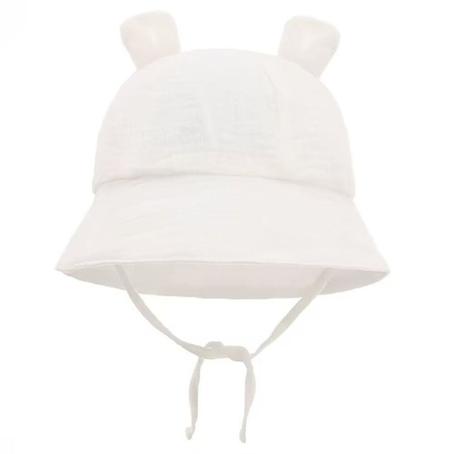 Muslin Sun Hat - Snow