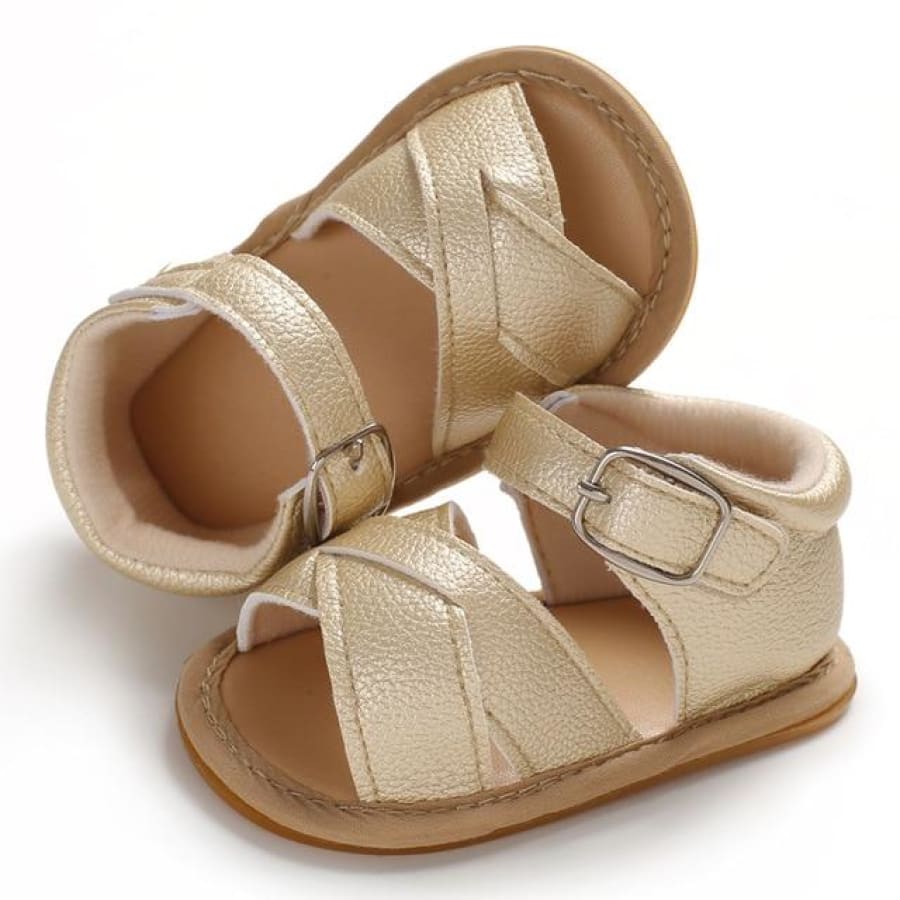 Nova Pre-Walker Sandal - Gold / 0-6 Months - Shoes pre-walker sandal shoes