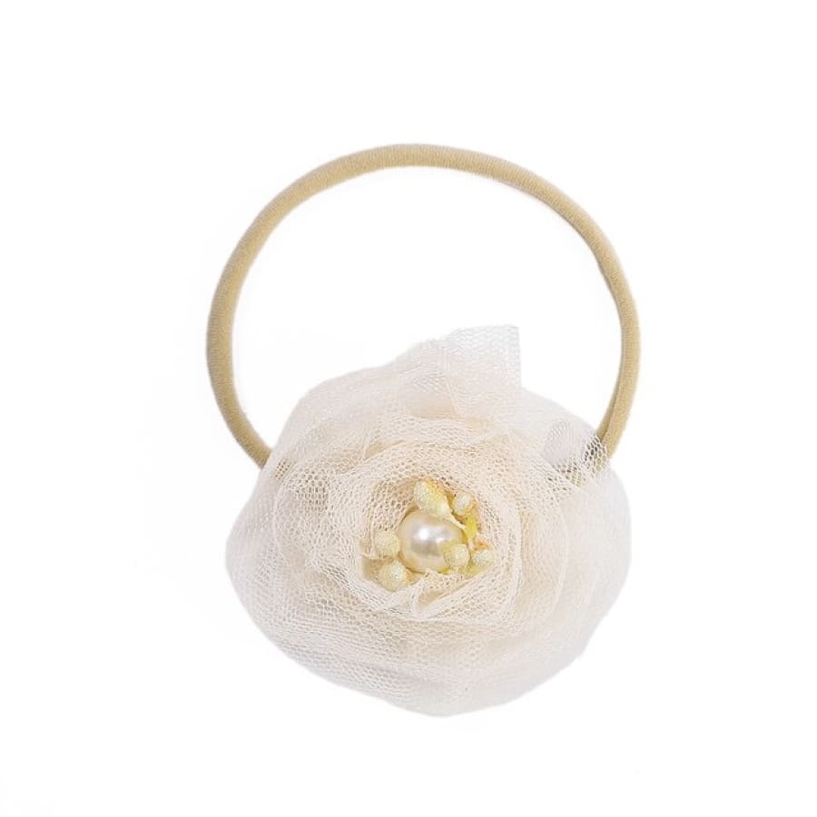 Poppy Floral Headband - Natural - Headband headband