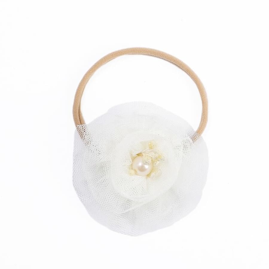 Poppy Floral Headband - Off White - Headband headband