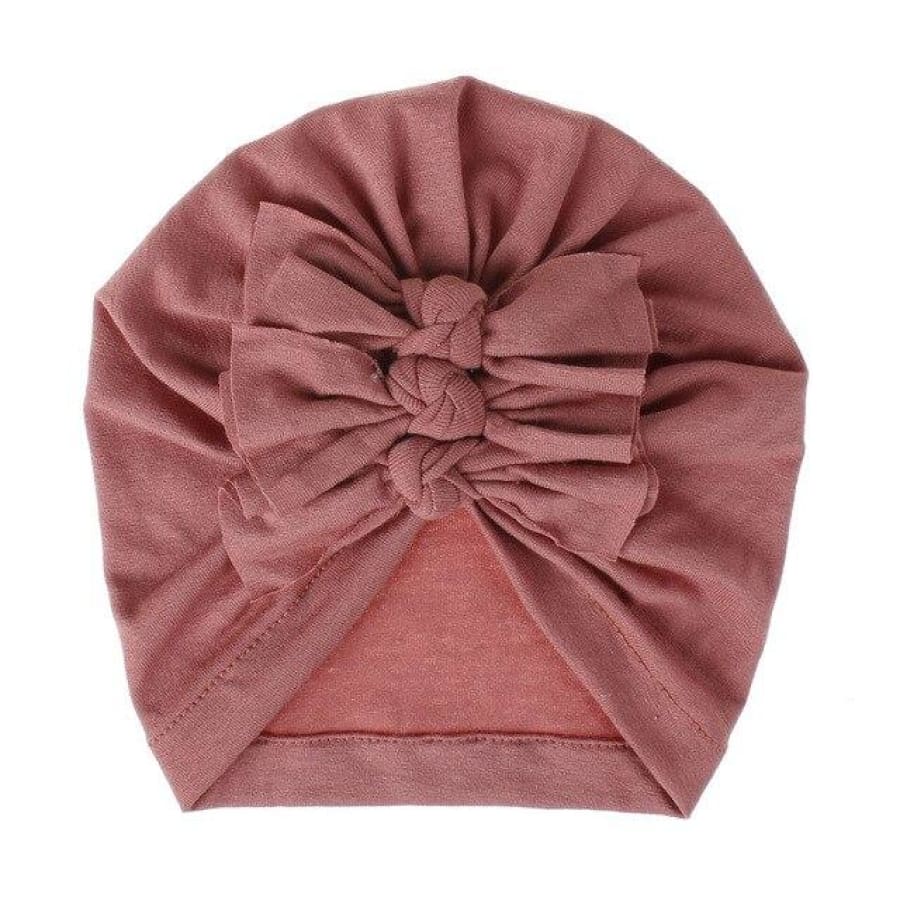 Stretch Bow Beanie - Rose - Headband headband