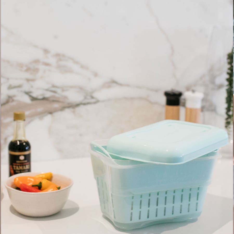 The Strucket Mini - Aqua - White - Bucket bucket, strucket